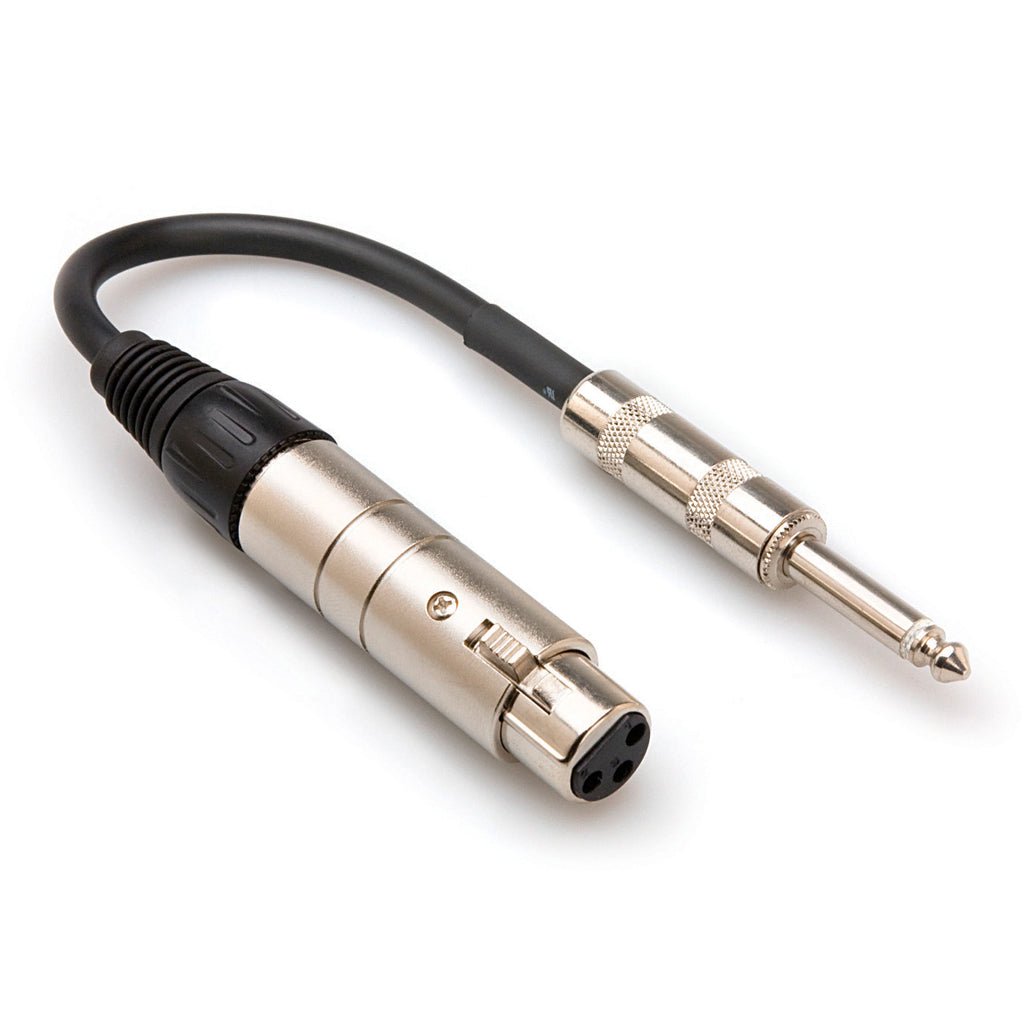 Hosa Technology Mic Z Trans XLR3F - 1/4 Cables Sky Music