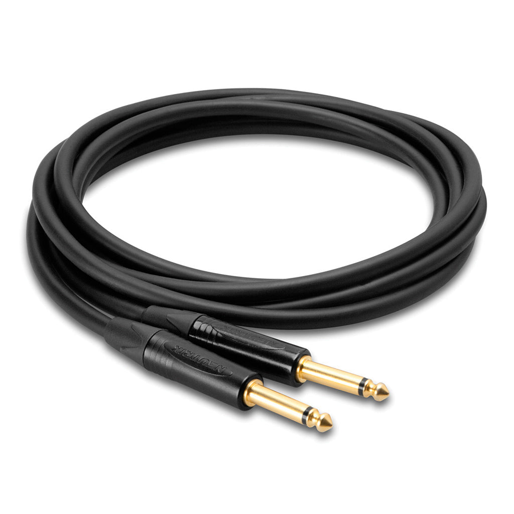 Hosa Technology Neutrik Straight To Same 10Ft Guitar Cables Sky Music