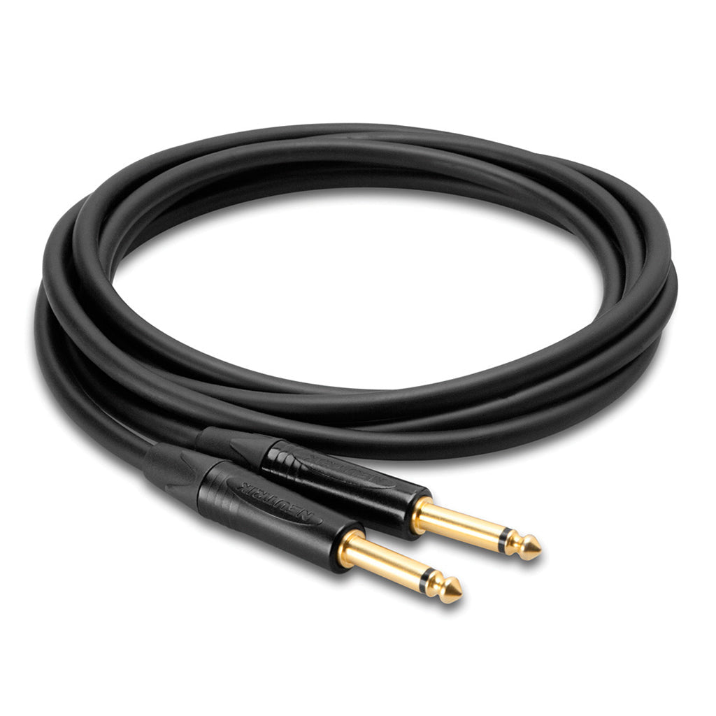 Hosa Technology Neutrik Straight To Same 20Ft Guitar Cables Sky Music