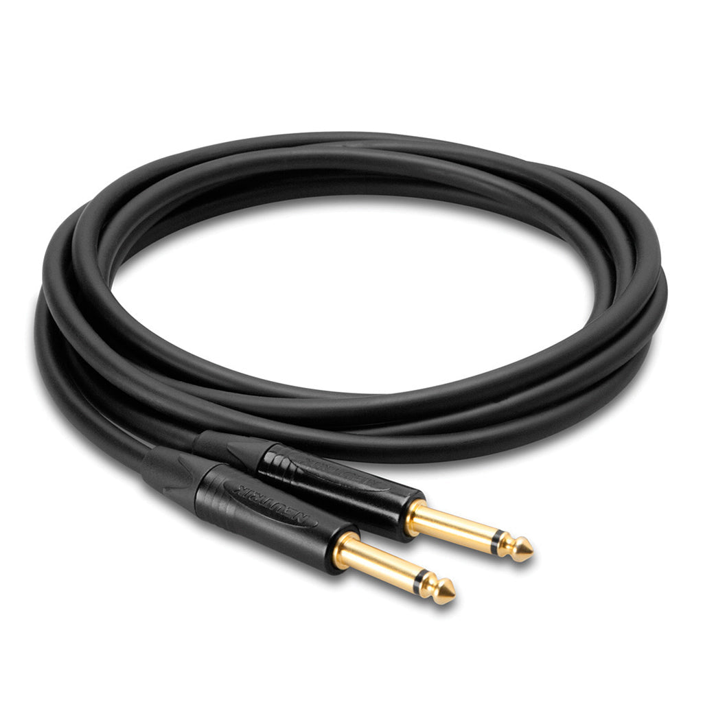 Hosa Technology Neutrik Straight To Same 5Ft Guitar Cables Sky Music