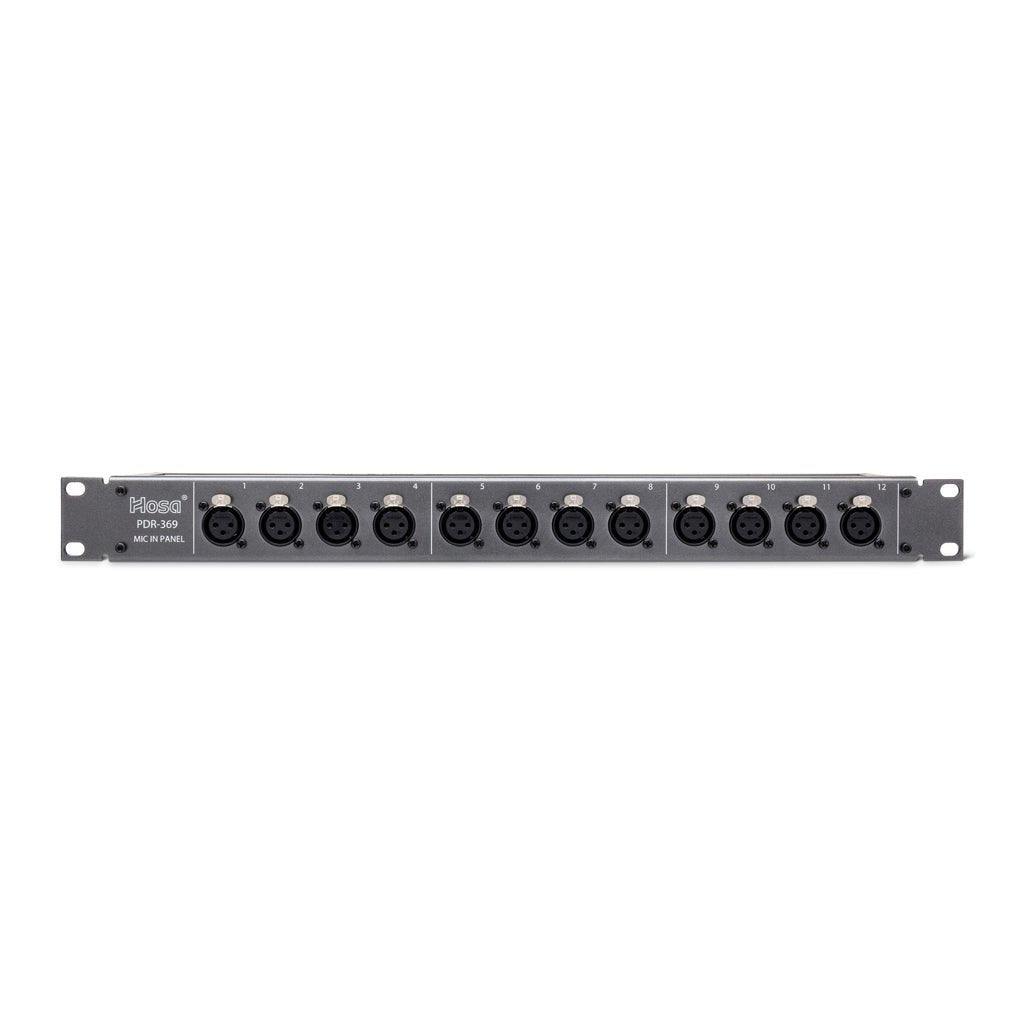 Hosa Technology Patchbay XLR3F - XLR3M Signal Processing Sky Music