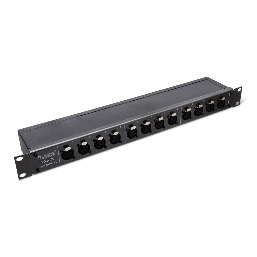 Hosa Technology Patchbay XLR3F - XLR3M Signal Processing Sky Music