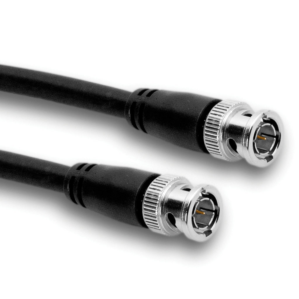 Hosa Technology Pro 75-Ohm Coax BNC-BNC 25Ft Cables Sky Music