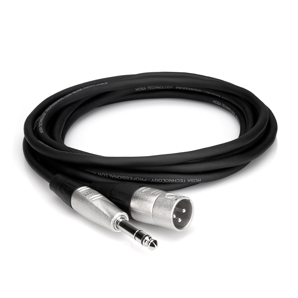 Hosa Technology Pro Bal Int 1/4 TRS-XLR3 Cables Sky Music
