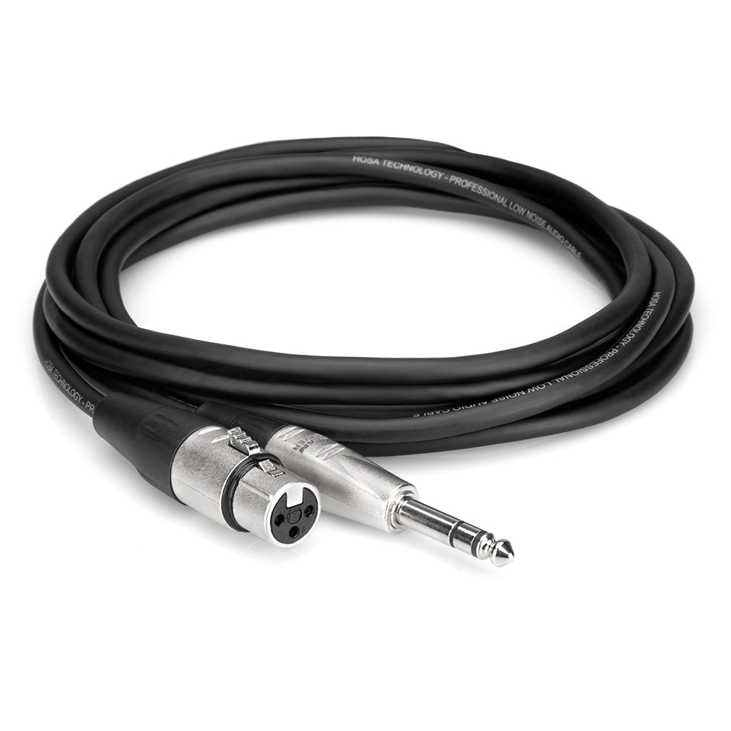 Hosa Technology Pro Cable 1/4 TRS - XLR3 Cables Sky Music