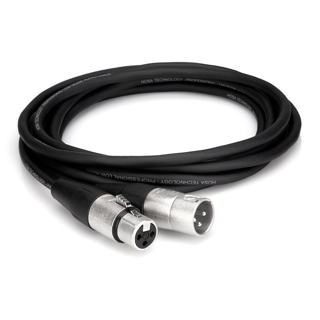 Hosa Technology Pro Cable XLR3F - XLR3M 100Ft Cables Sky Music