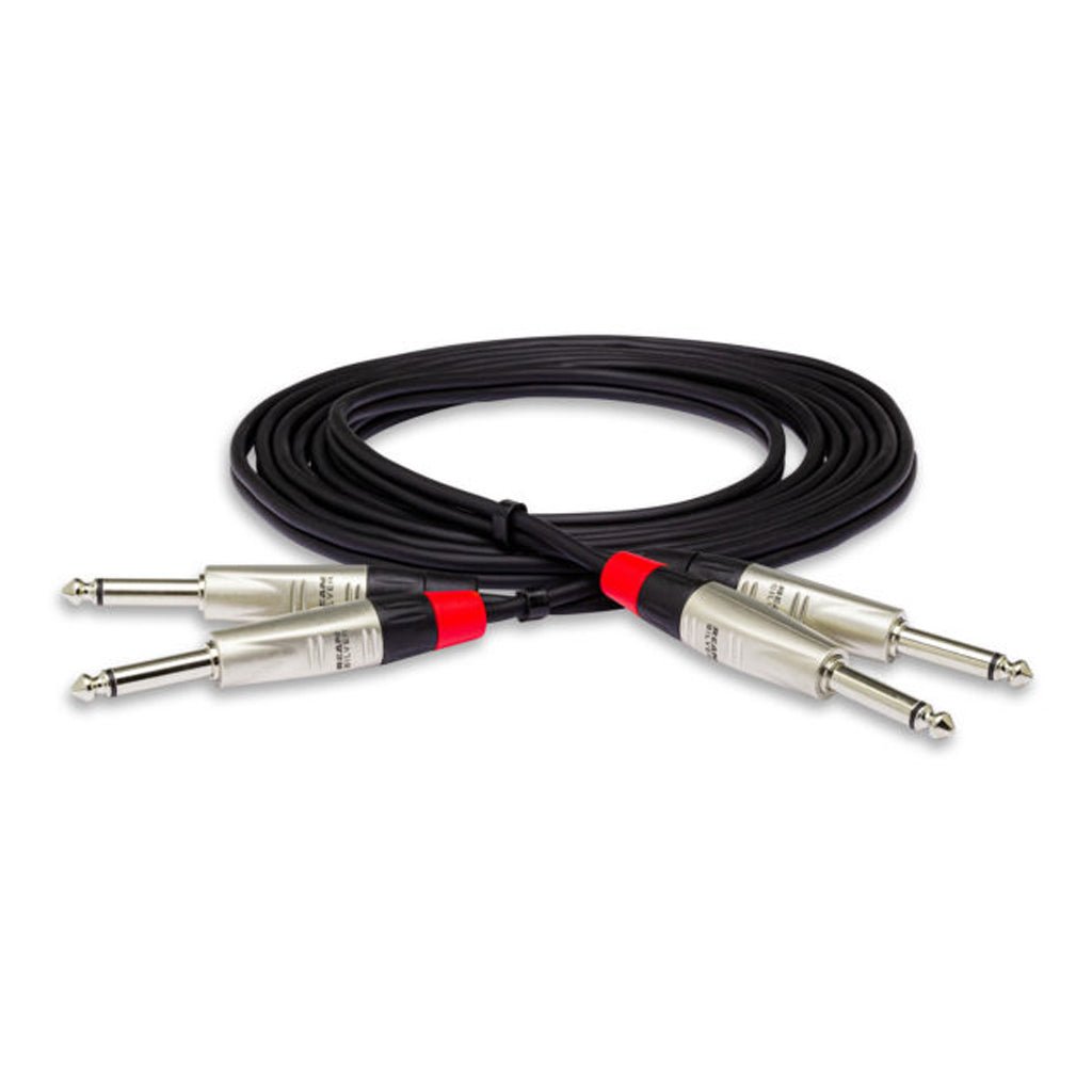 Hosa Technology Pro Dual 1/4 TS-Same 20F Cables Sky Music