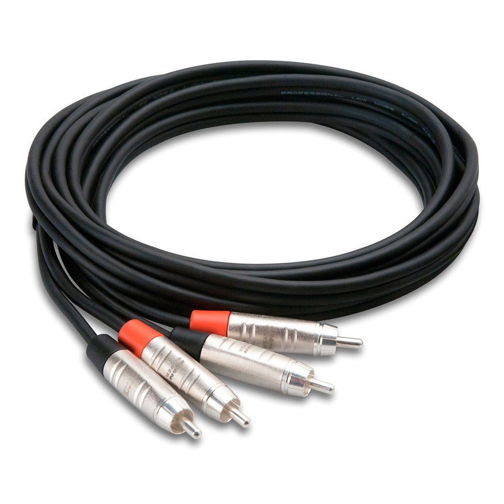 Hosa Technology Pro Dual Cable RCA - RCA 100Ft Cables Sky Music
