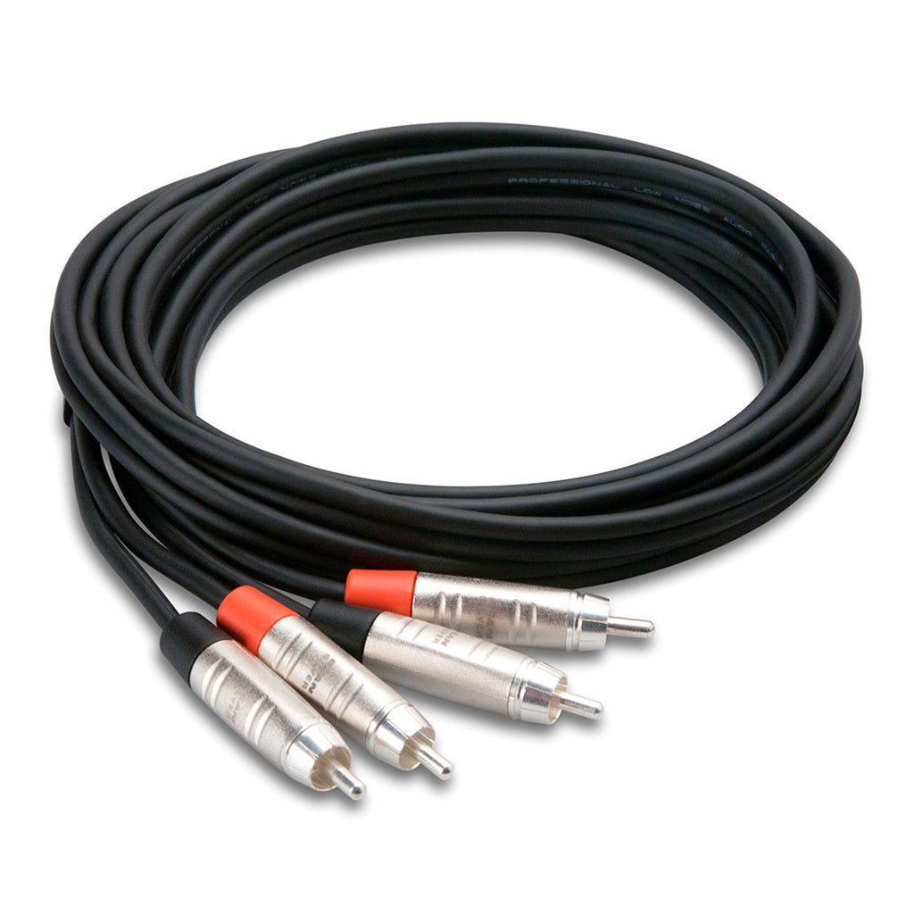 Hosa Technology Pro Dual Cable RCA - RCA 15Ft Cables Sky Music