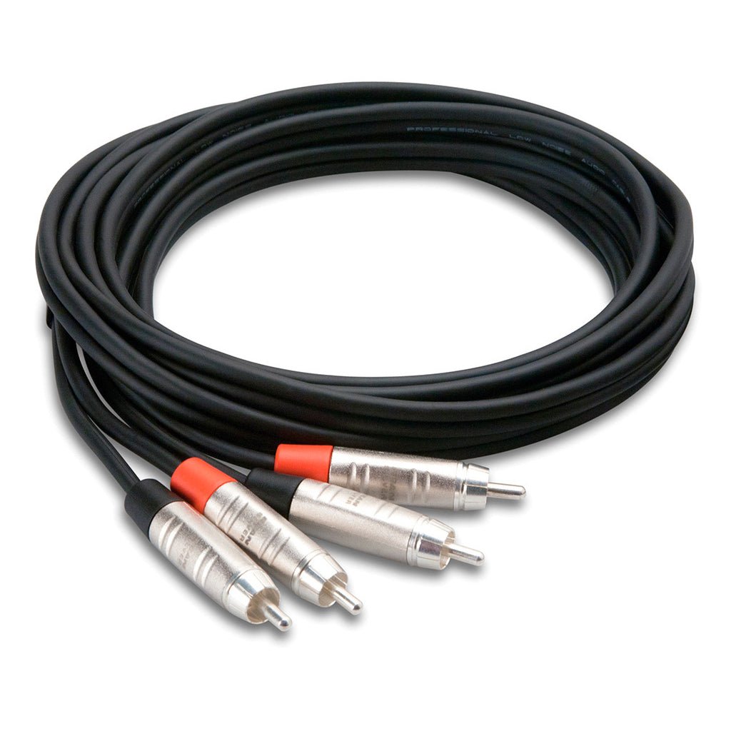 Hosa Technology Pro Dual Cable RCA - RCA 50Ft Cables Sky Music