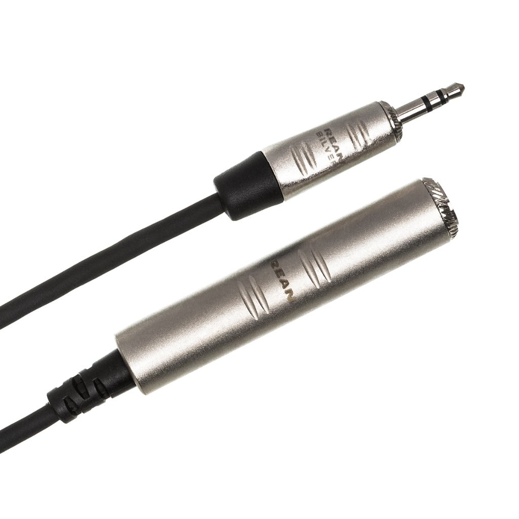 Hosa Technology REAN 1/4 in TRS to 3.5 mm TRS Pro Headphone Adapter Cable 5ft Cables Sky Music