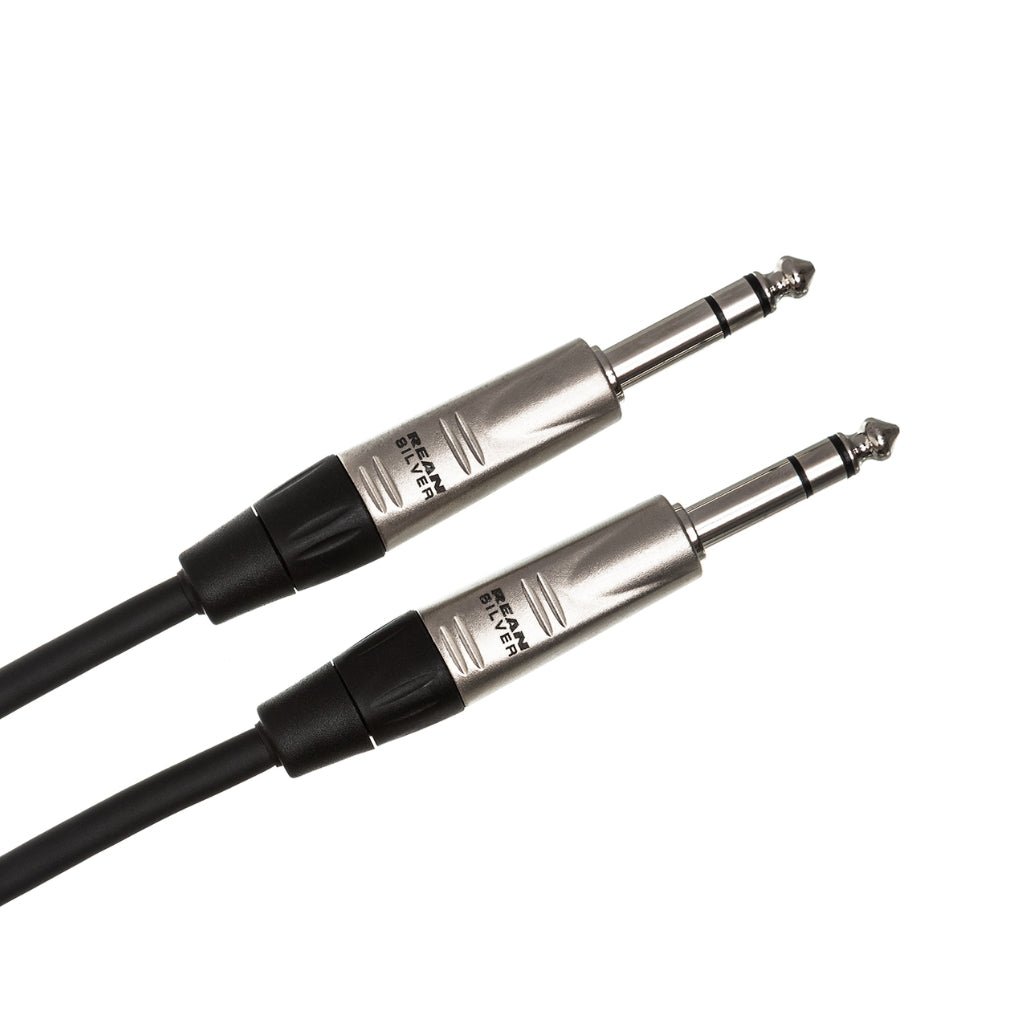 Hosa Technology REAN 1/4 in TRS to Same Pro Balanced Interconnect Cable 15ft Cables Sky Music