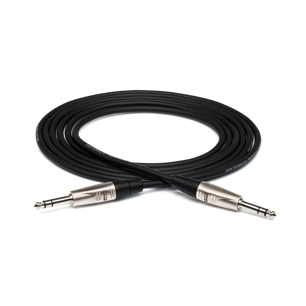 Hosa Technology REAN 1/4 in TRS to Same Pro Balanced Interconnect Cable 3ft Cables Sky Music