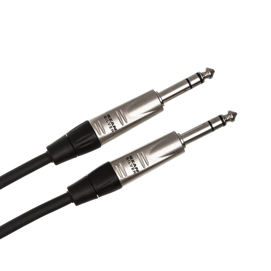 Hosa Technology REAN 1/4 in TRS to Same Pro Balanced Interconnect Cable 3ft Cables Sky Music
