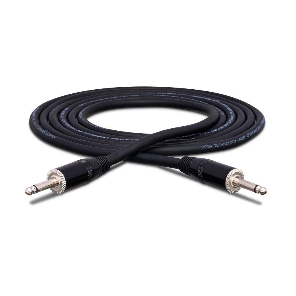 Hosa Technology REAN 1/4 in TS to Same Pro Speaker Cable 10ft Cables Sky Music