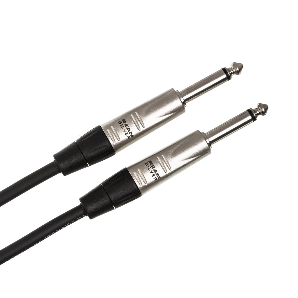 Hosa Technology REAN 1/4 in TS to Same Pro Unbalanced Interconnect Cable 10ft Cables Sky Music