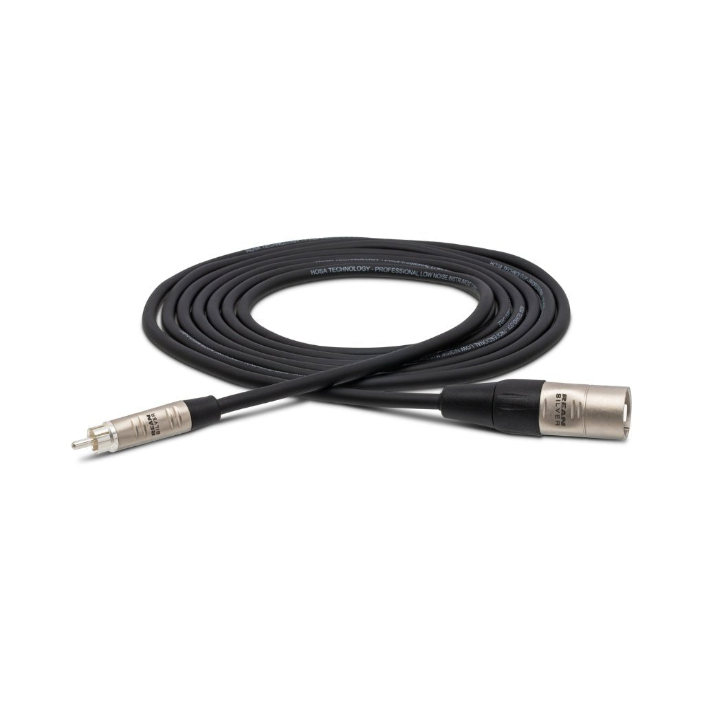 Hosa Technology REAN RCA to XLR3M Pro Unbalanced Interconnect 20ft Cables Sky Music