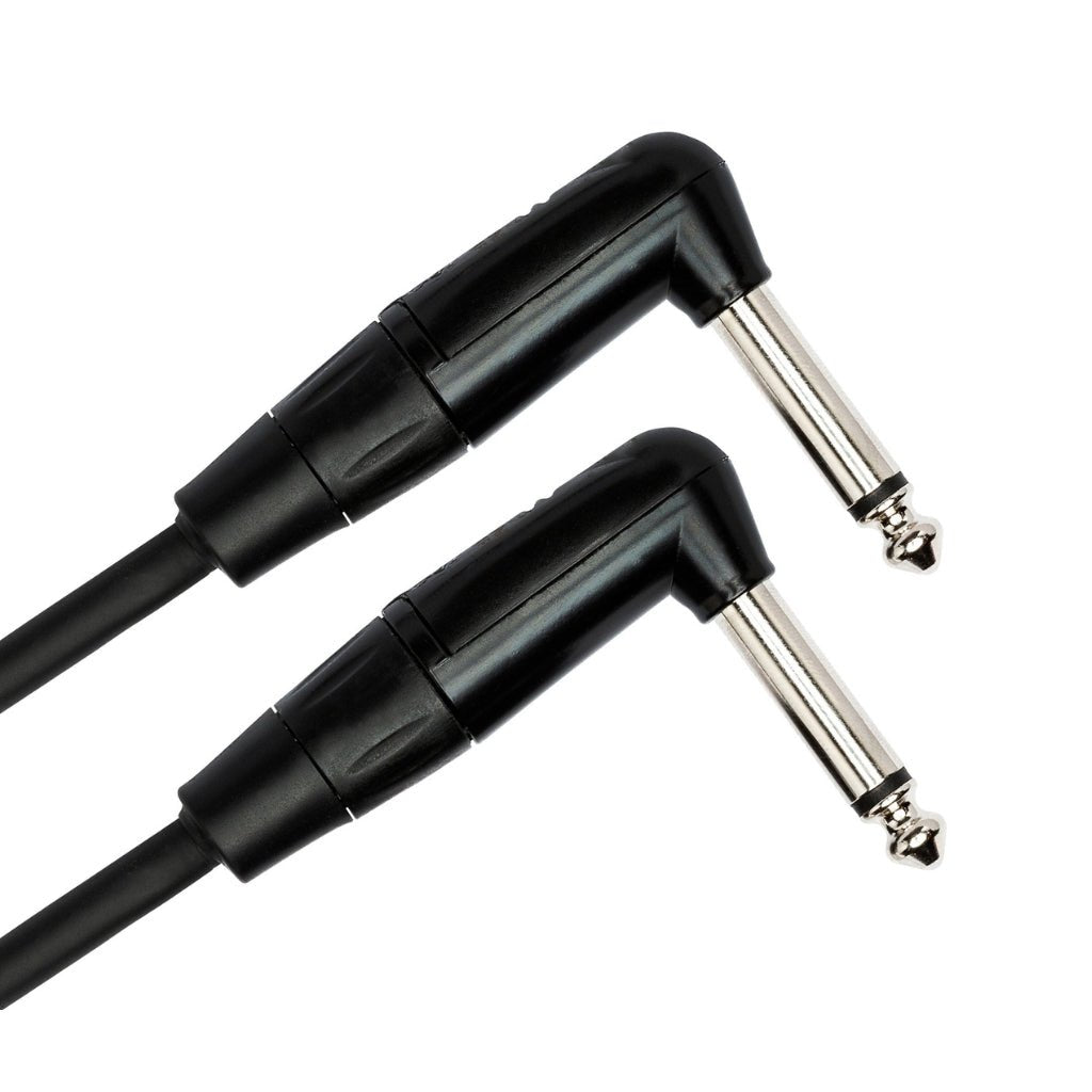 Hosa Technology REAN Right-angle to Same Pro Guitar Patch Cable 6" Cables Sky Music