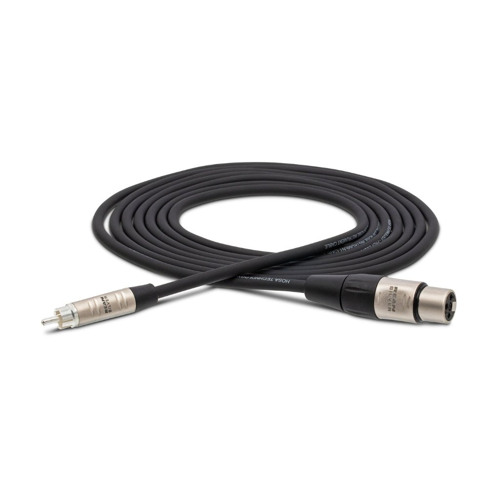 Hosa Technology REAN XLR3F to RCA Pro Unbalanced Interconnect Cable 10ft Cables Sky Music