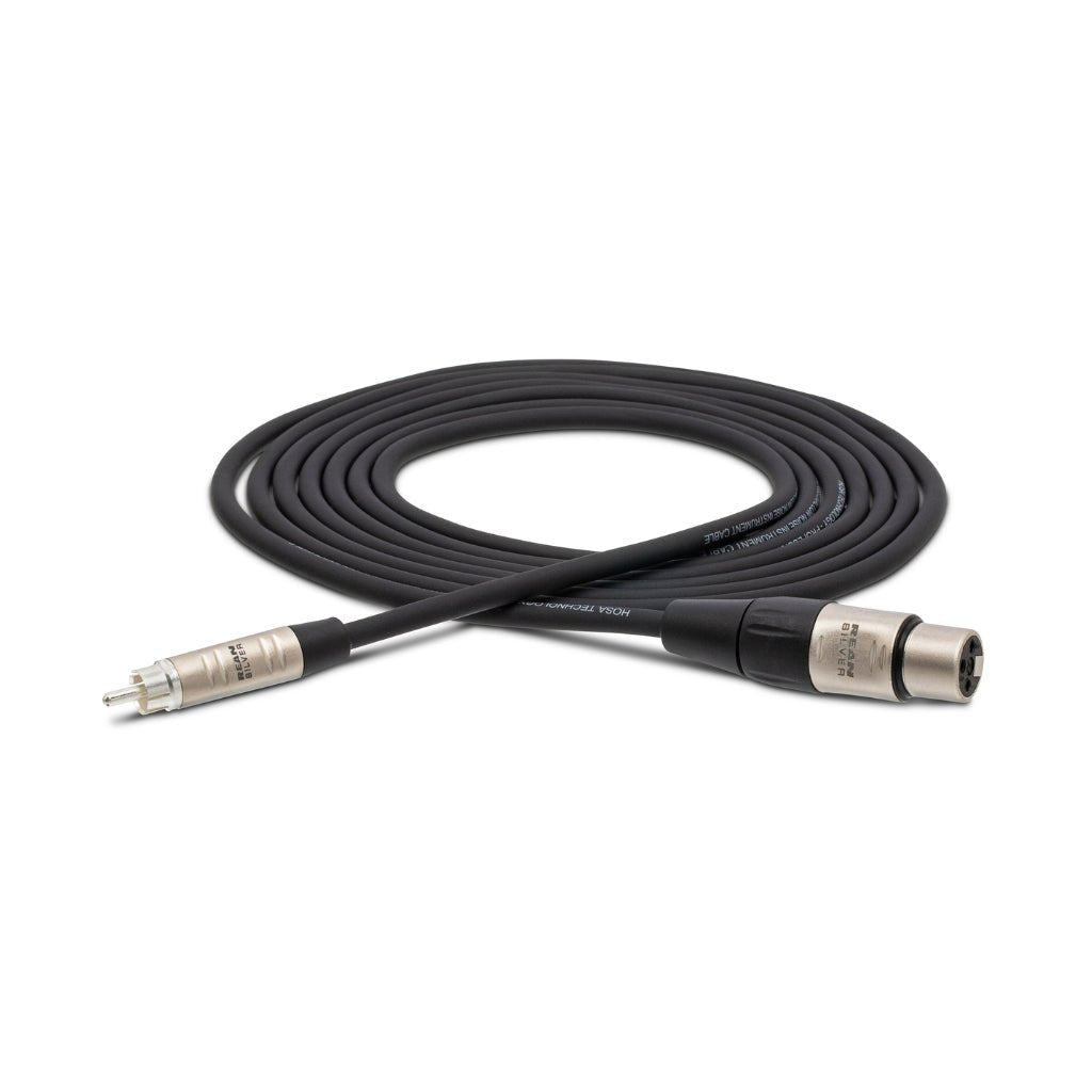 Hosa Technology REAN XLR3F to RCA Pro Unbalanced Interconnect Cable 3ft Cables Sky Music