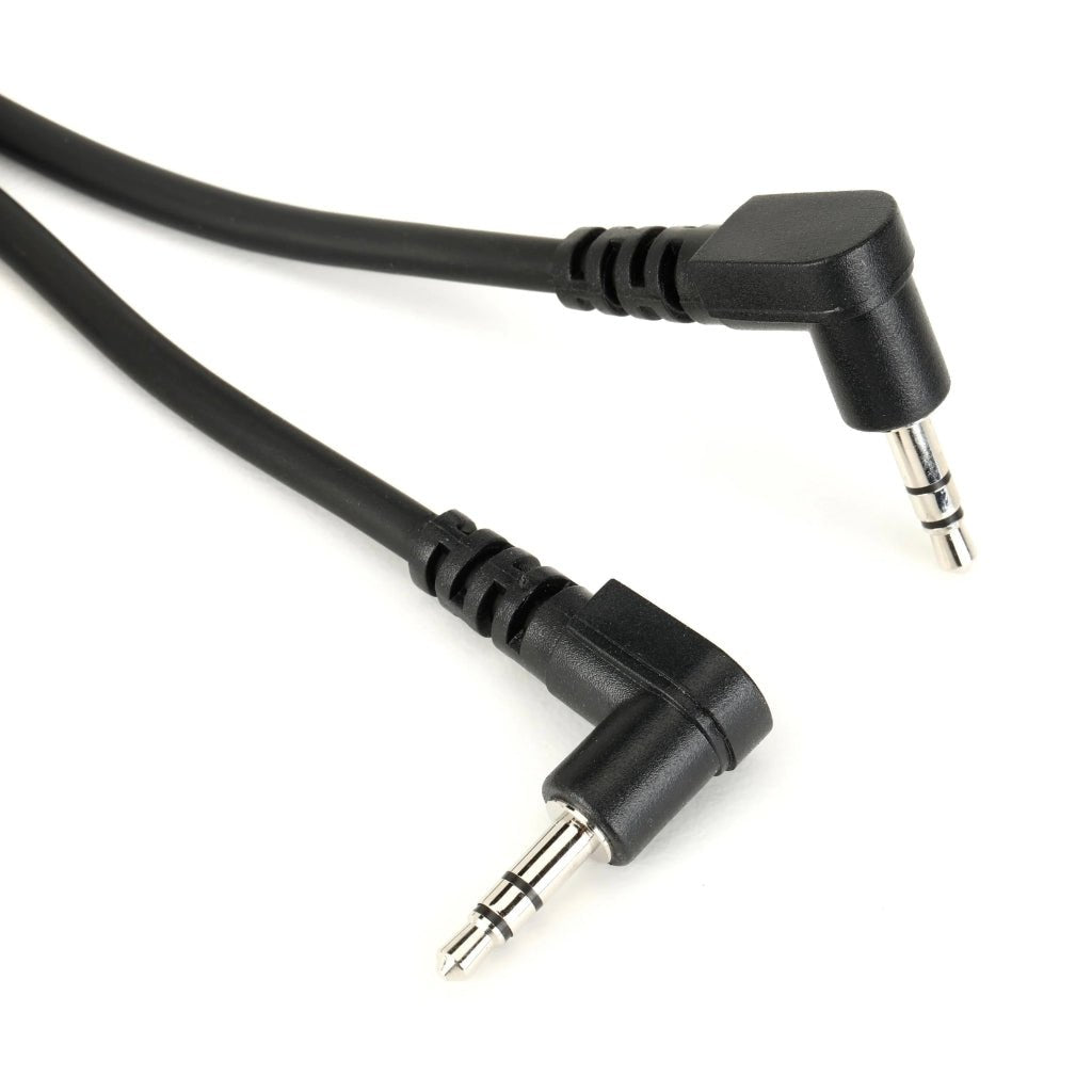 Hosa Technology Right-angle 3.5 mm TRS to Same TRS Stereo Cable 3ft Cables Sky Music