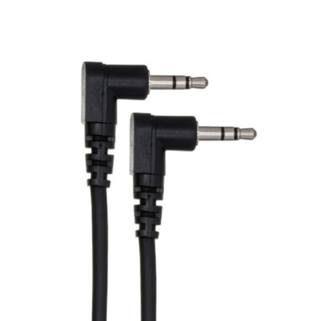 Hosa Technology Right-Angle 3.5mm TRS to Same Stereo Interconnect Cable 10ft Cables Sky Music
