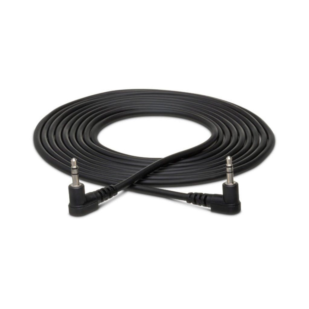 Hosa Technology Right-Angle 3.5mm TRS to Same Stereo Interconnect Cable 10ft Cables Sky Music