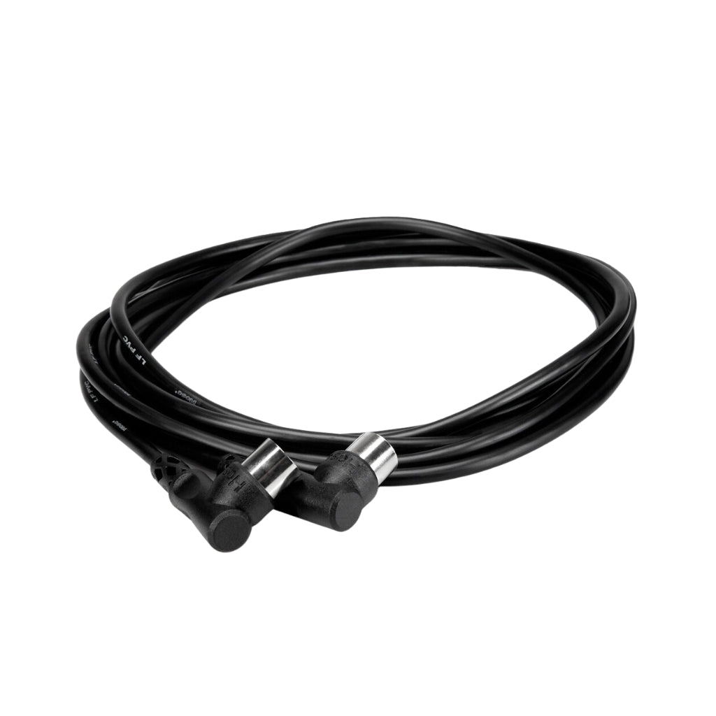 Hosa Technology Right-angle 5-pin DIN to Same Midi Cable 3ft Other Sky Music