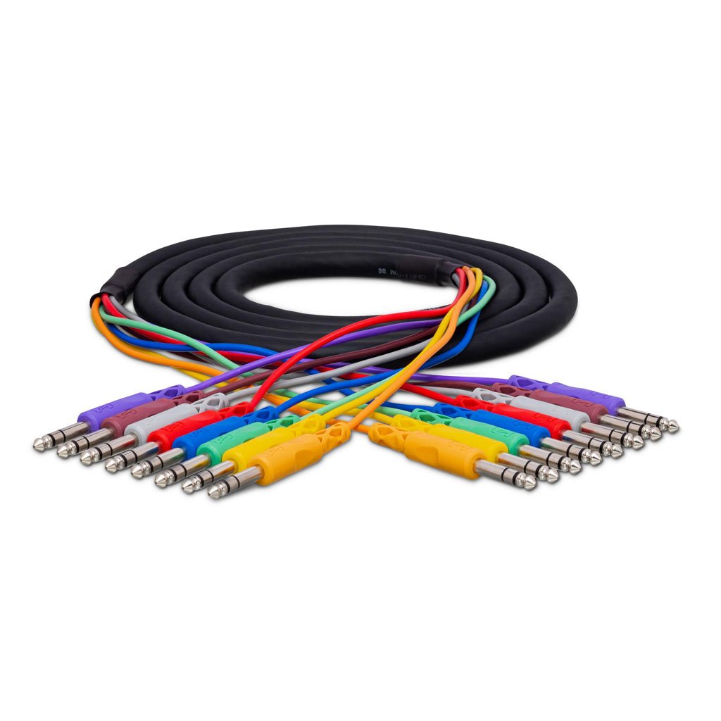 Hosa Technology Snake 1/4 TRS - Same 2M Cables Sky Music