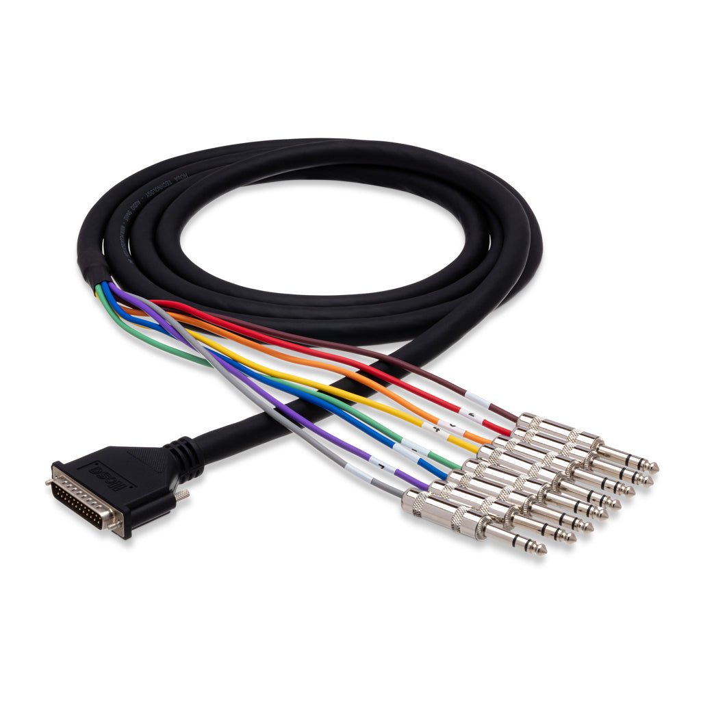 Hosa Technology Snake DB25A - 1/4 TRS 3M Cables Sky Music