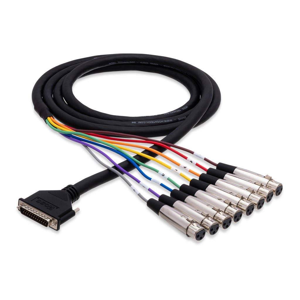 Hosa Technology Snake DB25A - XLR3F 3M Cables Sky Music