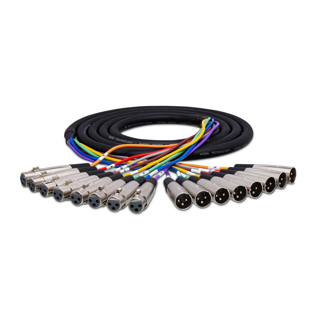 Hosa Technology Snake XLR3F - XLR3M 2M Cables Sky Music