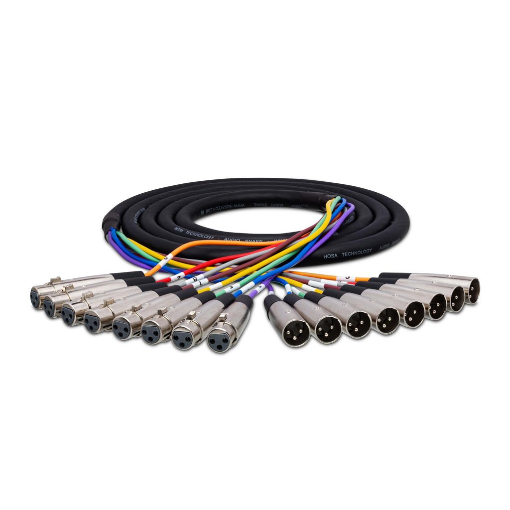 Hosa Technology Snake XLR3F - XLR3M 3M Cables Sky Music