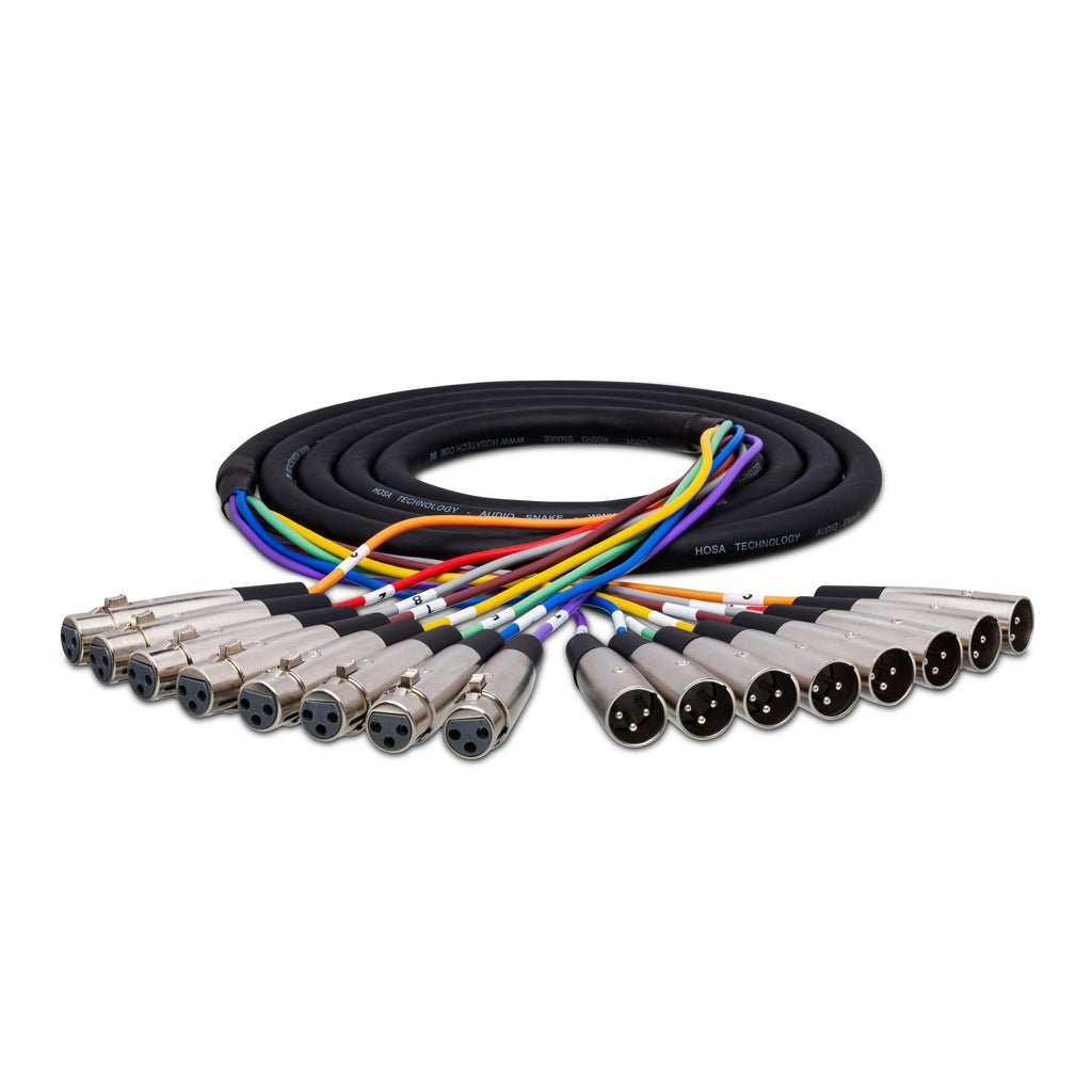 Hosa Technology Snake XLR3F - XLR3M 7M Signal Processing Sky Music