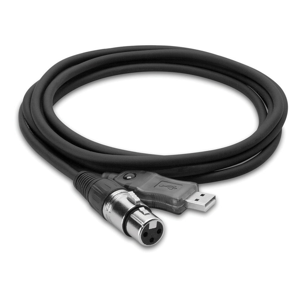 Hosa Technology Tracklink Mic-USB Interface 10F Audio Cables Sky Music
