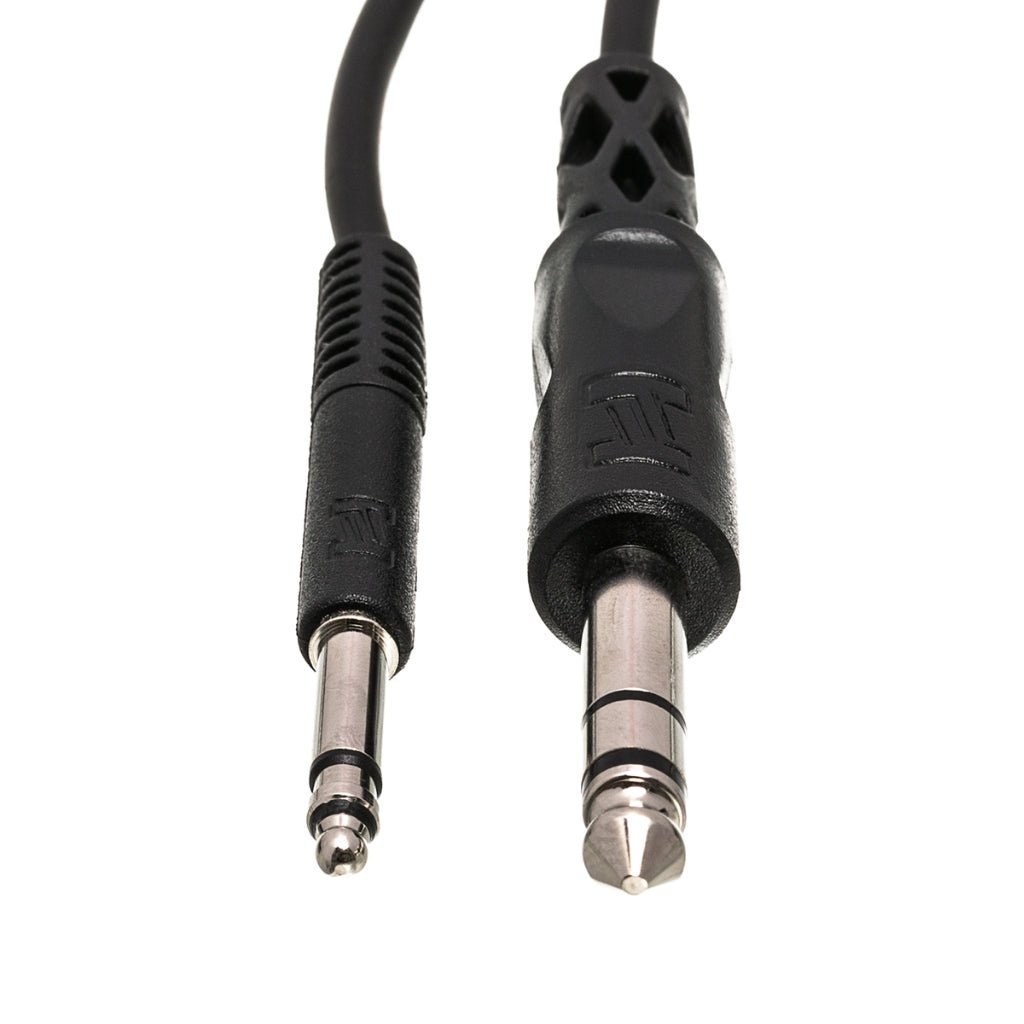 Hosa Technology TT TRS to 1/4 in TRS Balanced Interconnect Cable 5ft Cables Sky Music
