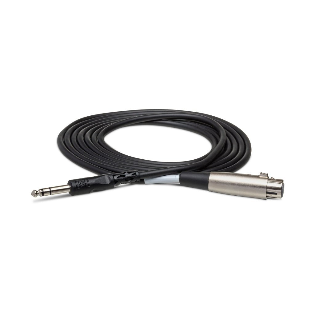 Hosa Technology XLR3F to 1/4 in TRS Balanced Interconnect Cable 5ft Cables Sky Music