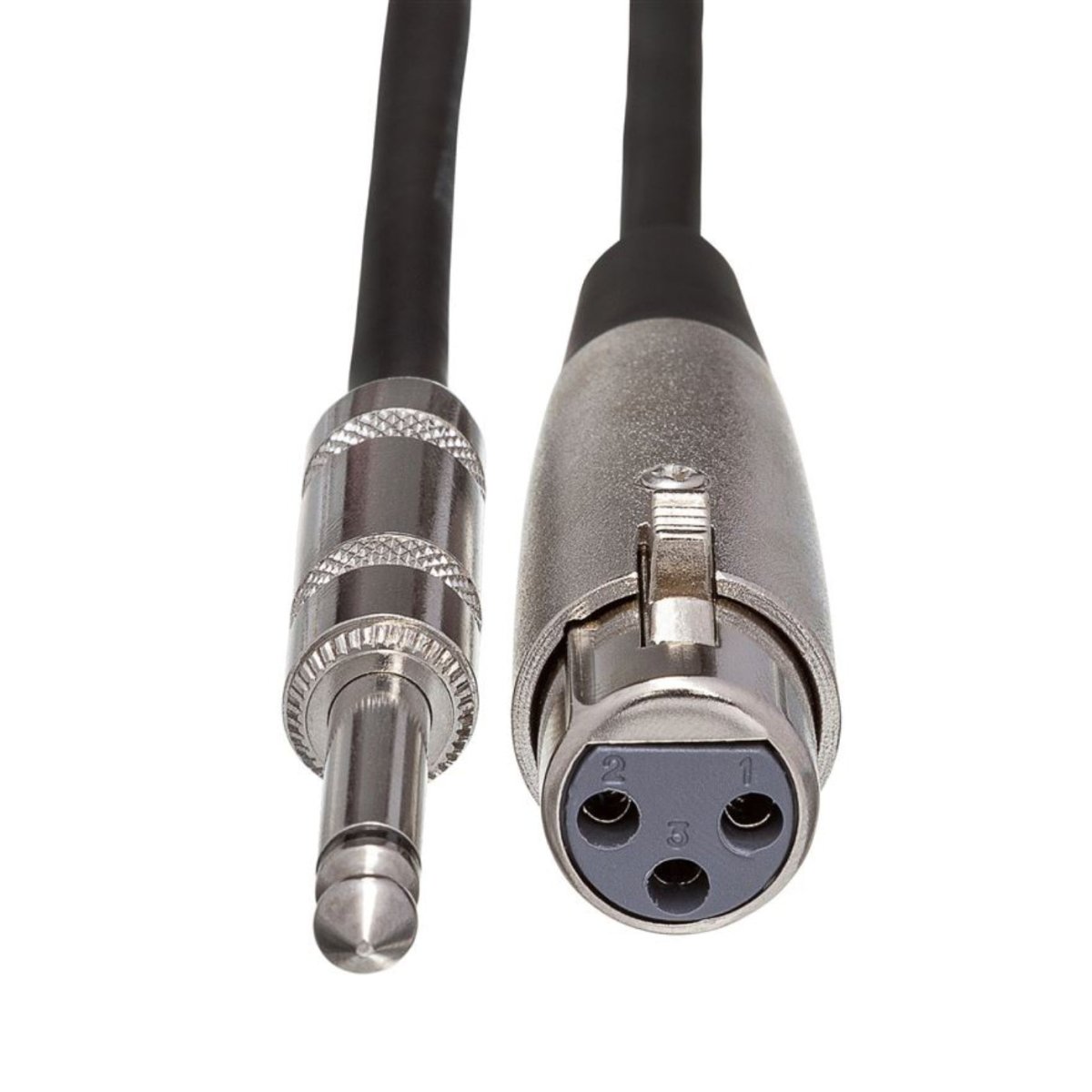 Hosa Technology XLR3F to 1/4 in TS Hi-Z Microphone Cable 5ft Cables Sky Music