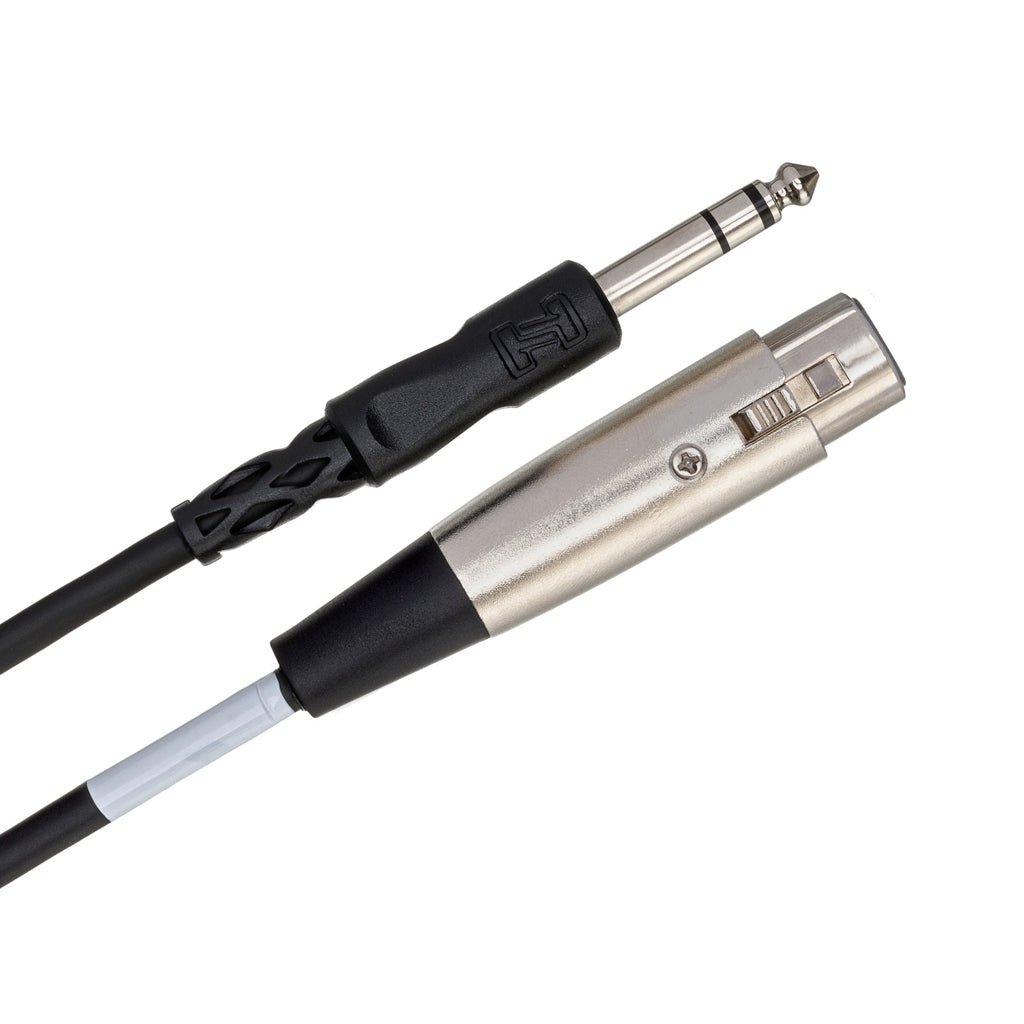Hosa Technology XLR3F to 1/4 in TS Unbalanced Interconnect Cable 10ft Cables Sky Music