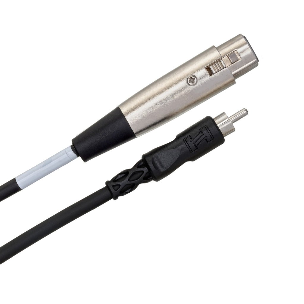 Hosa Technology XLR3F to RCA Unbalanced Interconnect Cable 10ft Cables Sky Music