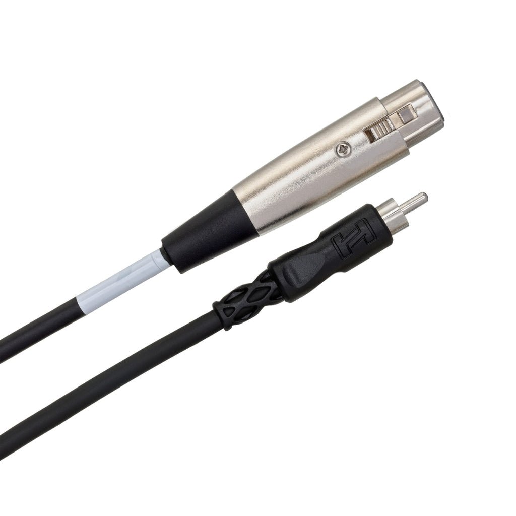 Hosa Technology XLR3F to RCA Unbalanced Interconnect Cable 3ft Cables Sky Music