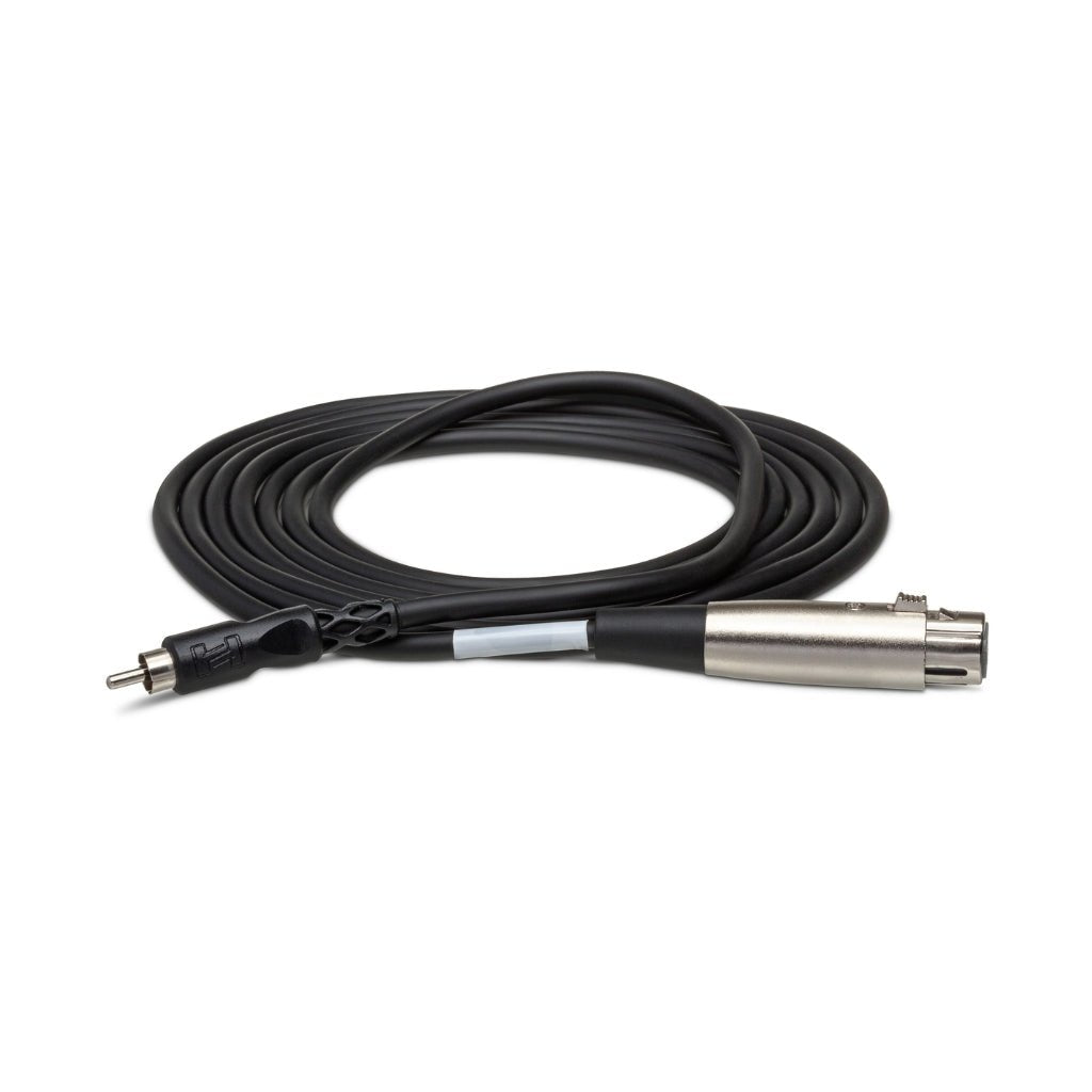 Hosa Technology XLR3F to RCA Unbalanced Interconnect Cable 3ft Cables Sky Music