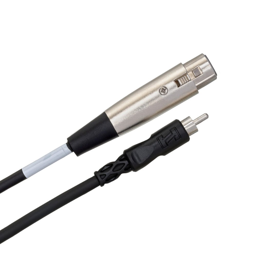 Hosa Technology XLR3F to RCA Unbalanced Interconnect Cable 5ft Cables Sky Music