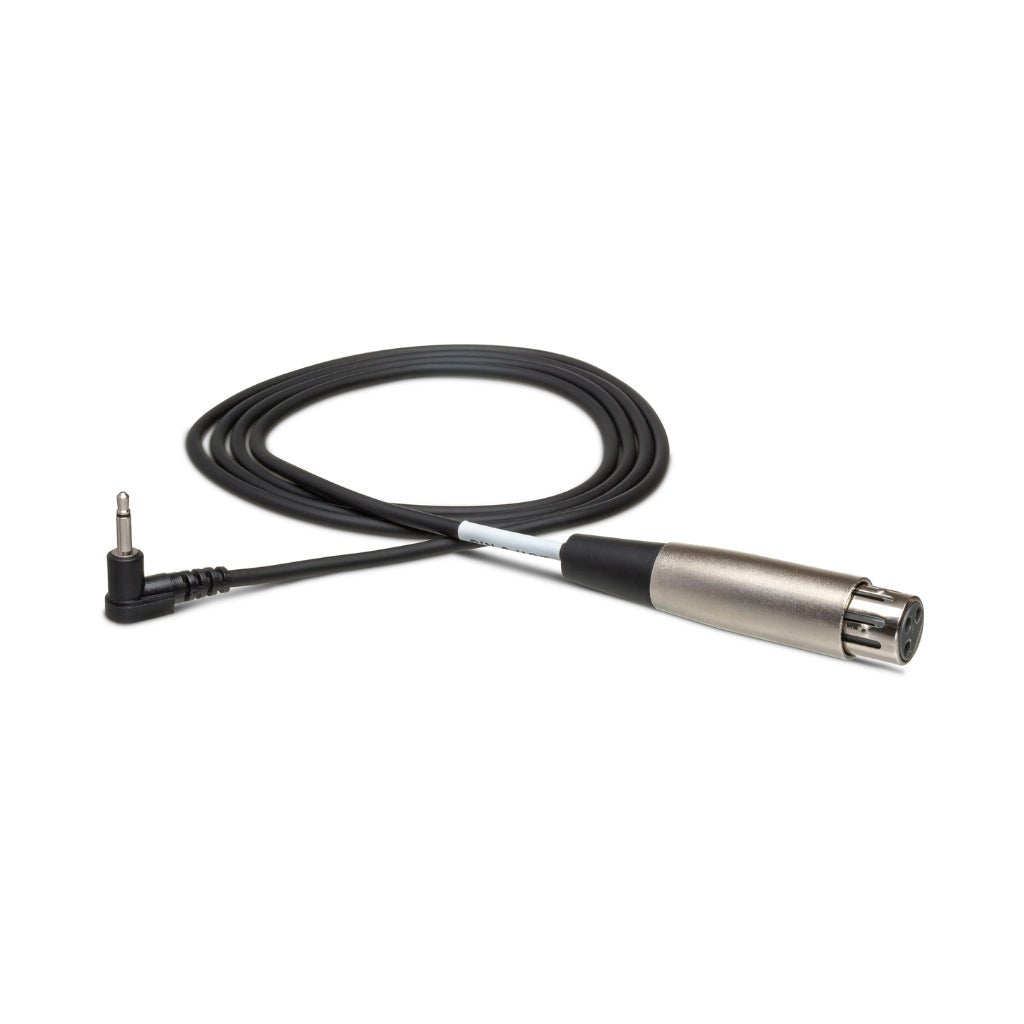 Hosa Technology XLR3F to Right-angle 3.5 mm TS Microphone Cable 5ft Other Sky Music