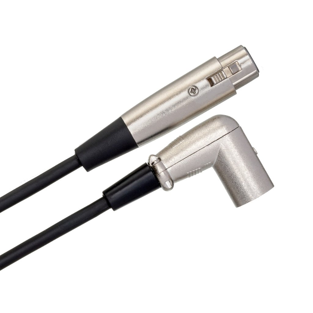Hosa Technology XLR3F to Right-angle XLR3M Balanced Interconnect Cable 15ft Other Sky Music