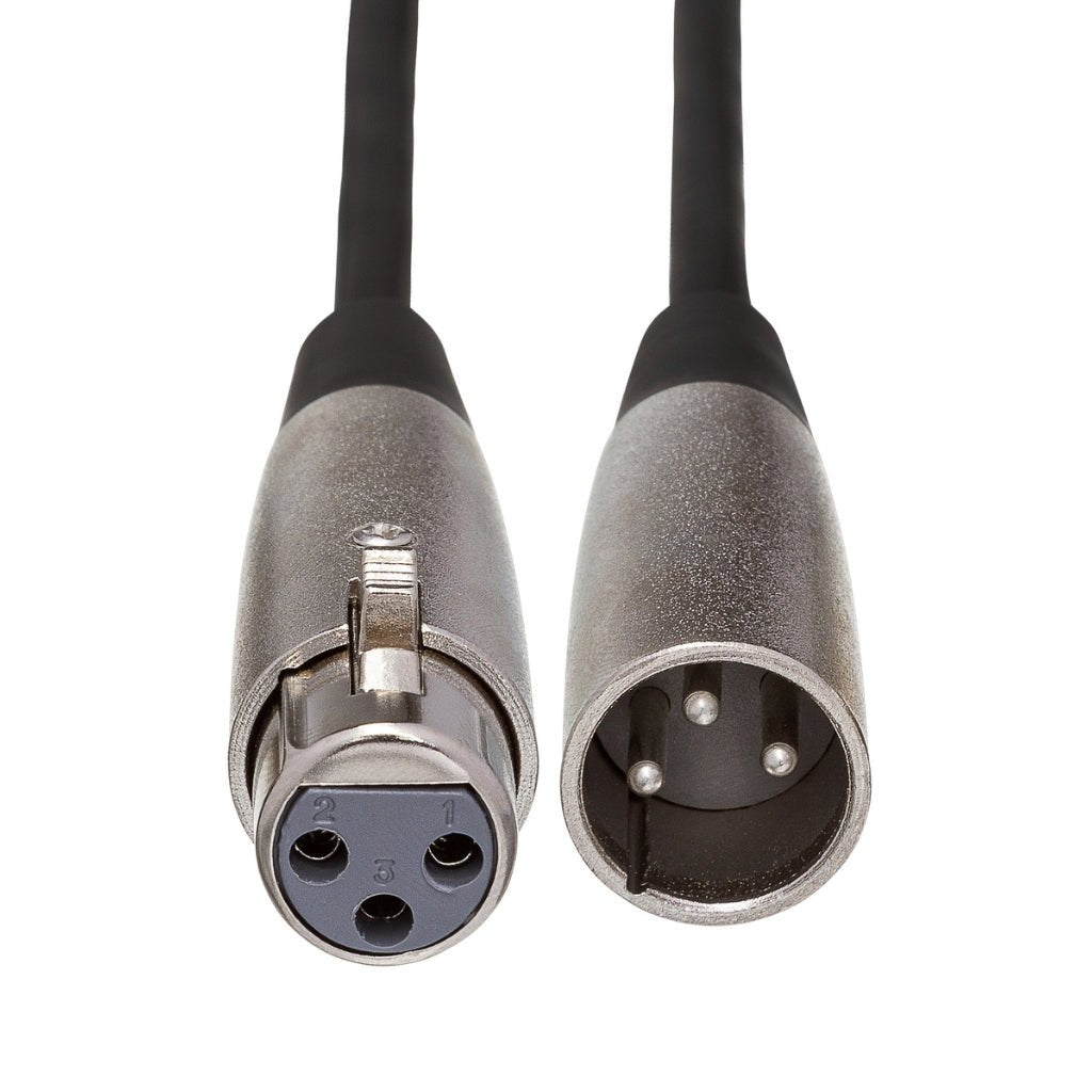 Hosa Technology XLR3F to XLR3M Balanced Interconnect Cable 15ft Cables Sky Music