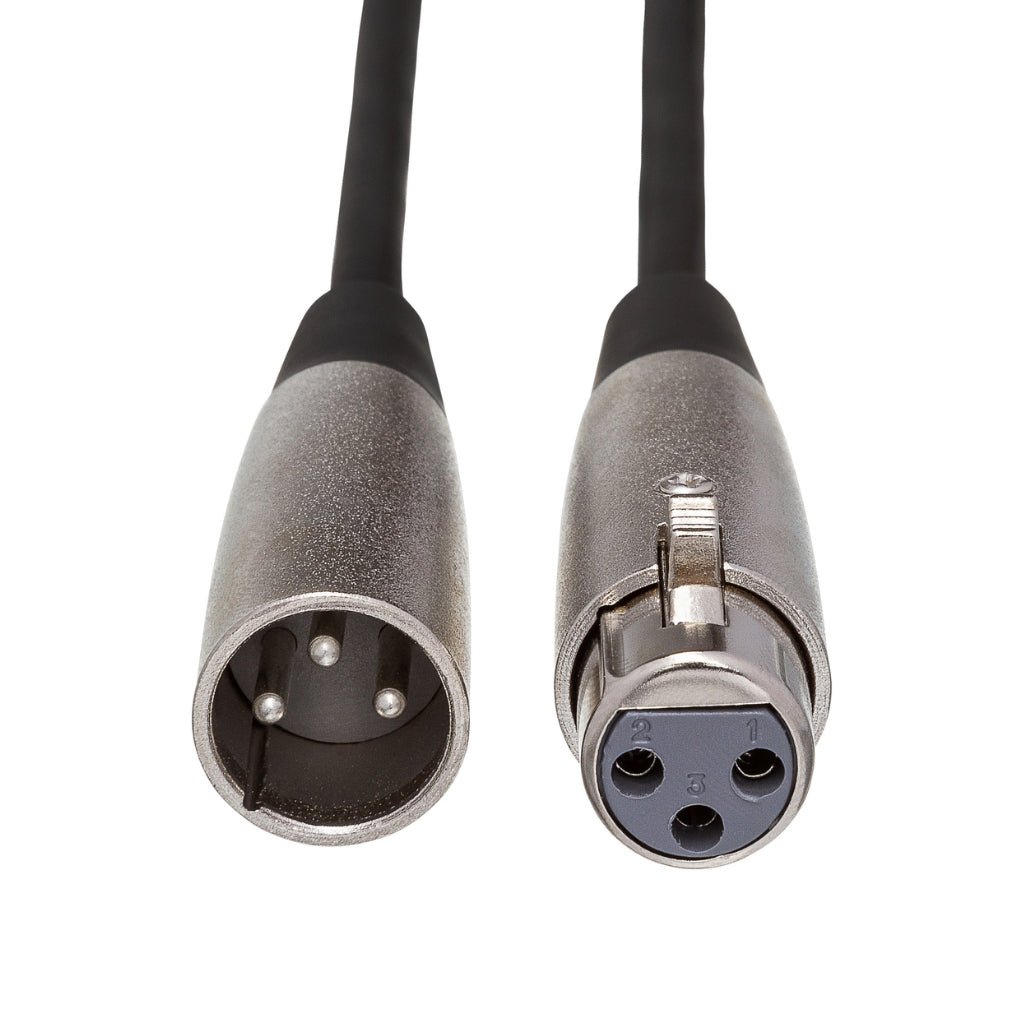 Hosa Technology XLR3F to XLR3M Microphone Cable 15ft Cables Sky Music