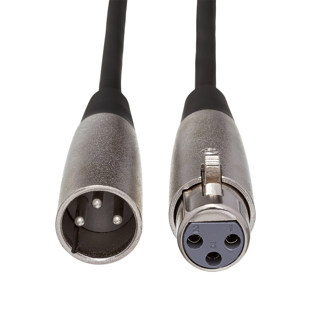 Hosa Technology XLR3F to XLR3M Microphone Cable 3ft Cables Sky Music
