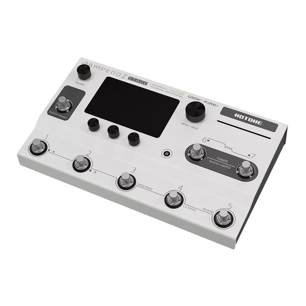 Hotone Ampero II Stage Effects Pedals Sky Music