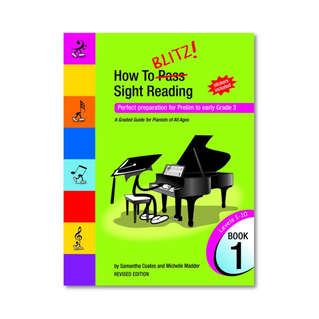 How To Blitz Sight Reading Book 1 - Book Books Sky Music
